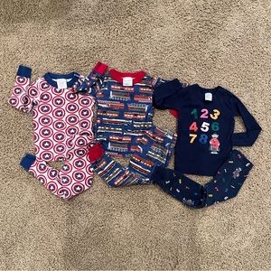 (3) Hanna Andersson pajamas Sz 90